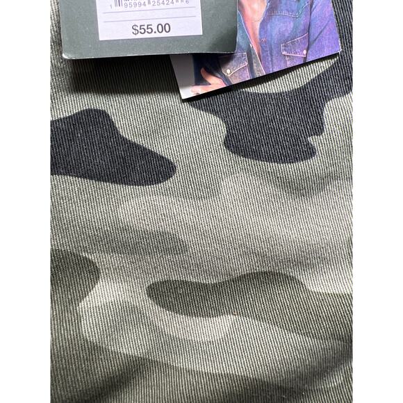 Nili Lotan Camo Print Jeans Camouflage Women's 0 NWT - Picture 2 of 5